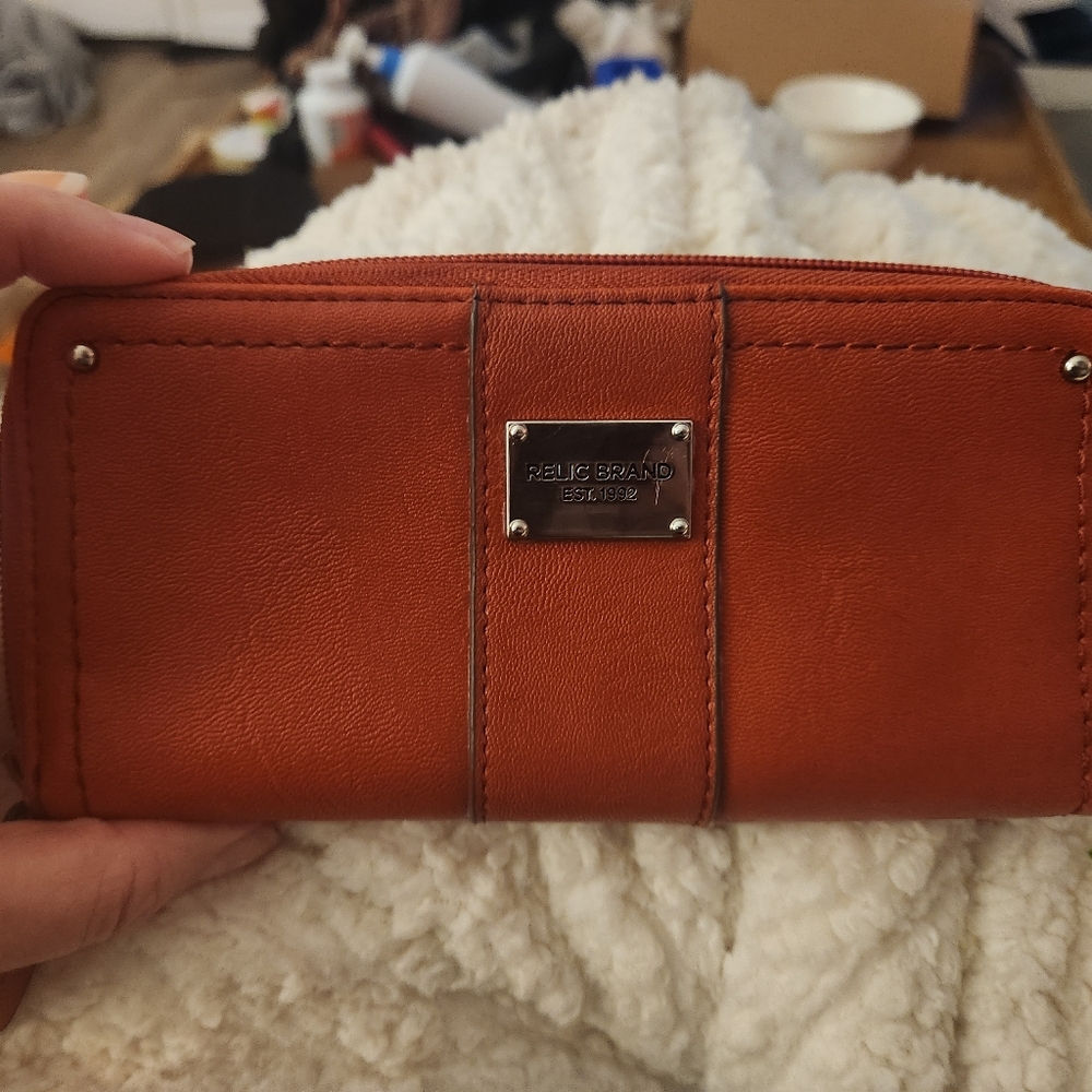 Relic Vibrant Orange Wallet